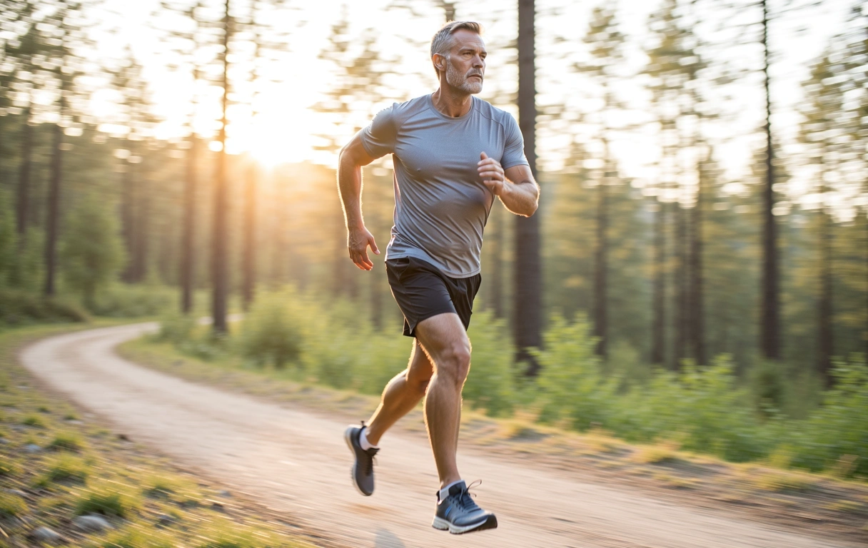 Active lifestyle for men over 40